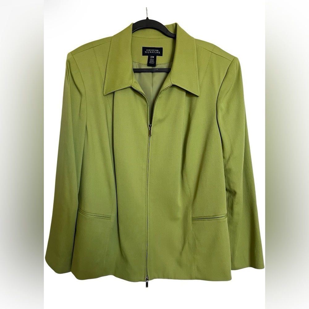 Jones New York Women's Lime Utility Jacket - Picture 3 of 7